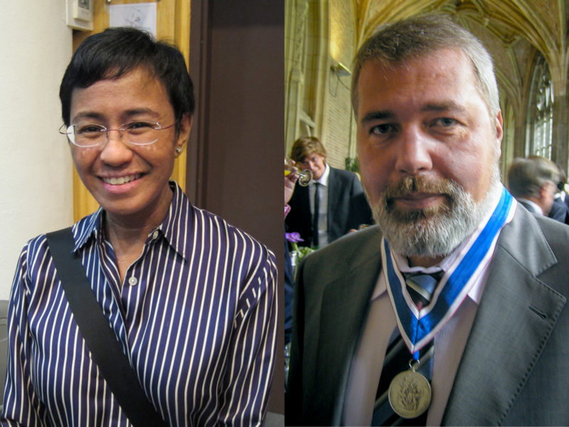 Journalists Win Nobel Peace Prize